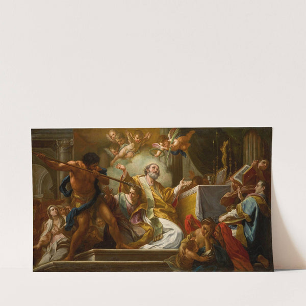 The Martyrdom Of Saint Matthew by Sebastiano Conca