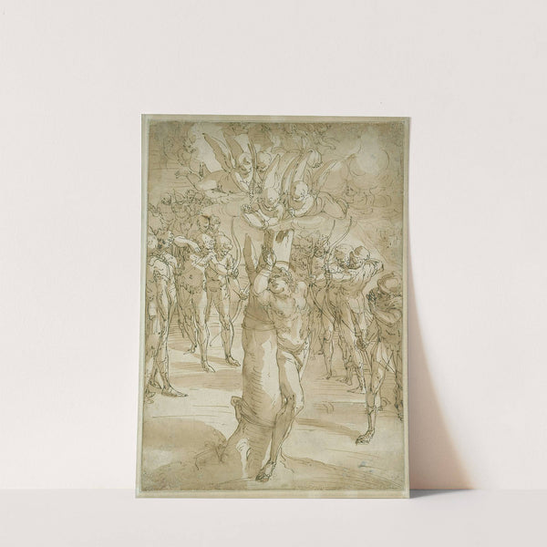 The Martyrdom of Saint Sebastian by Luca Cambiaso