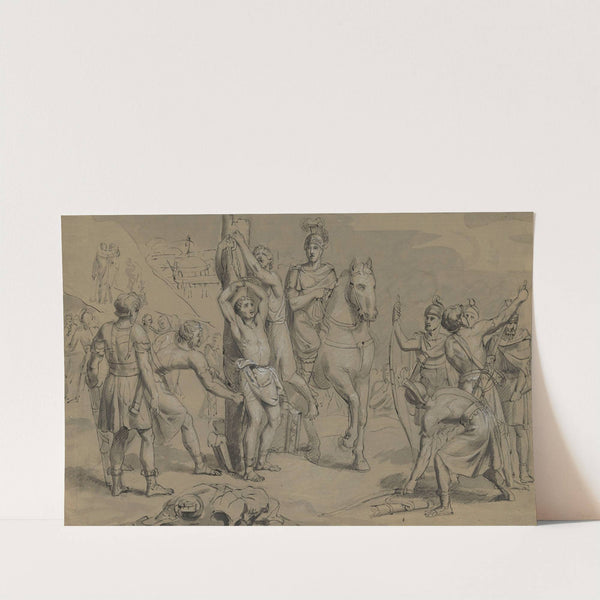 The Martyrdom of Saint Sebastian by Jean Antoine Verschaeren
