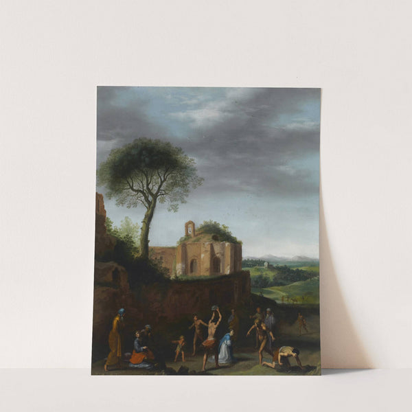 The Martyrdom of Saint Stephen by Cornelis Van Poelenburch