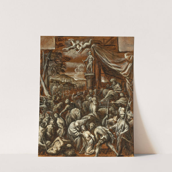 The Martyrdom of Saints Valerian, Tiburtius and Maximus by Pietro Sorri