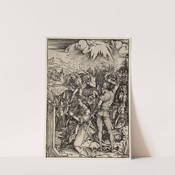 The Martyrdom of St. Catherine of Alexandria (1496) by Albrecht Dürer