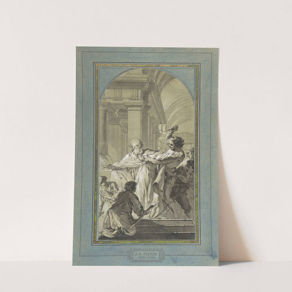 The Martyrdom of St. Thomas Becket, Archbishop of Canterbury by Jean Baptiste Marie Pierre