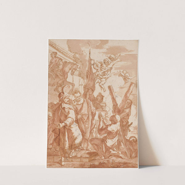 The Martyrdrom of Saint Andrew by Francesco Fontebasso