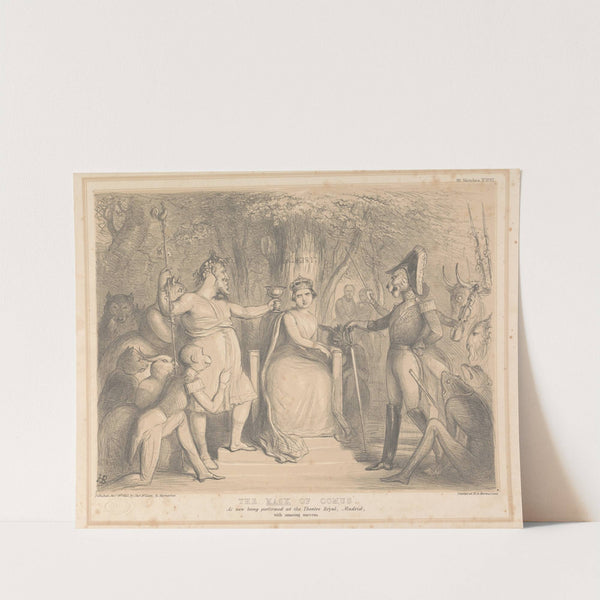 The Mask of Comus. As Now Being Performed at the Theatre Royal, Madrid, with Amazing Success by John Doyle