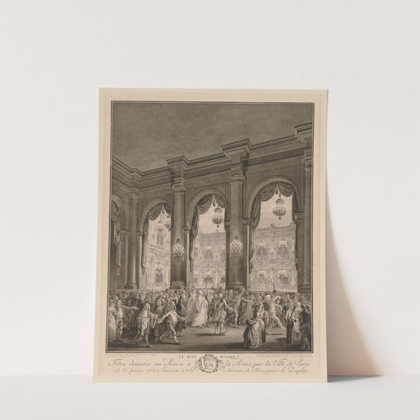 The Masked Ball (1782) by Jean-Michel the Younger Moreau