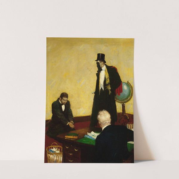 The Masked Man by Harvey T. Dunn