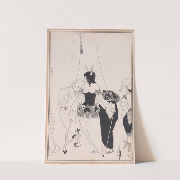 The Masque of the Red Death, for Edgar Allan Poe’s ‘Tales of Mystery and the Imagination’ (1894) by Aubrey Vincent Beardsley