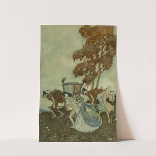 The Masqueraders (1907) by Edmund Dulac