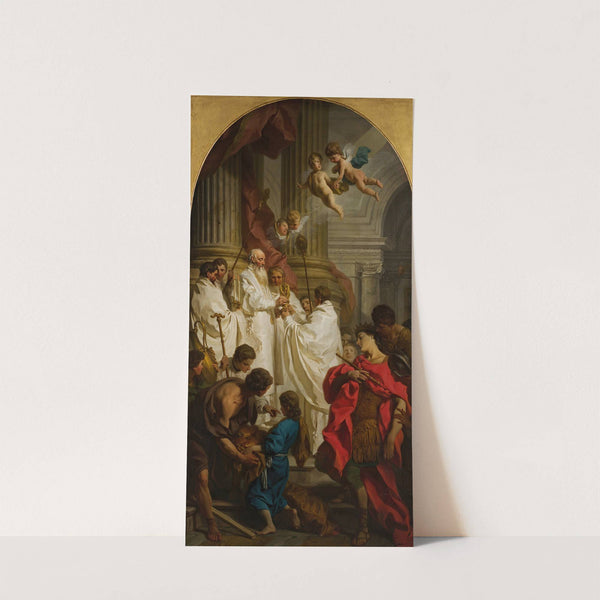 The Mass of Saint Basil by Pierre Subleyras