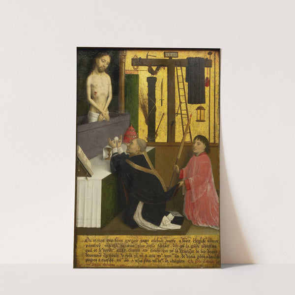 The Mass of St. Gregory by Simon Marmion