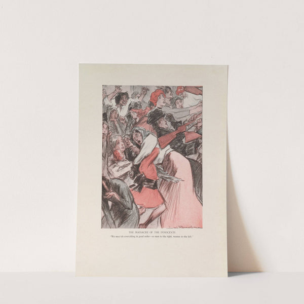 The Massacre of the Innocents (1916-1917) by Louis Raemaekers