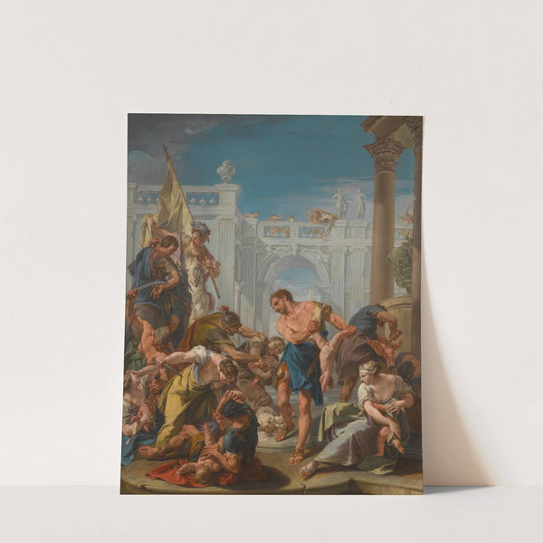 The Massacre Of The Innocents by Giovanni Battista Pittoni