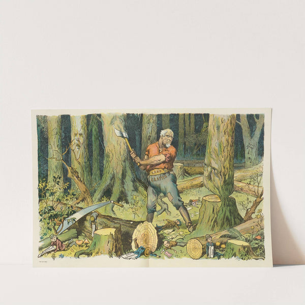 The massacre of the trees by Carl Hassmann