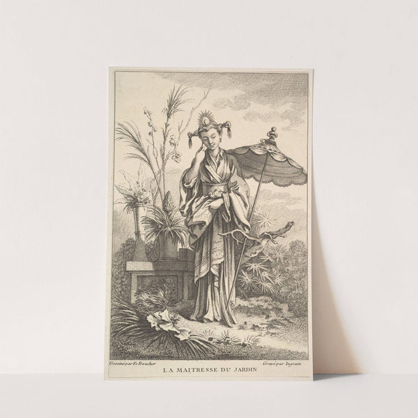 The Master Gardener (After François Boucher) (1741–1763) by John Ingram