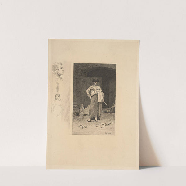 The matador (1842-1843) by Paul Adolphe Rajon