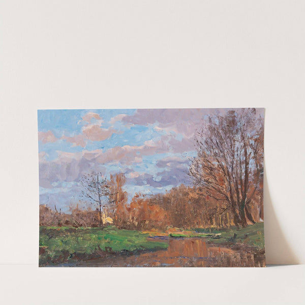 The Meadow Near Krems by Alfred Zoff