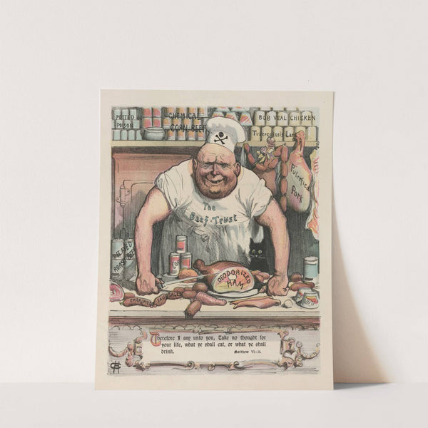 The meat market by Carl Hassmann