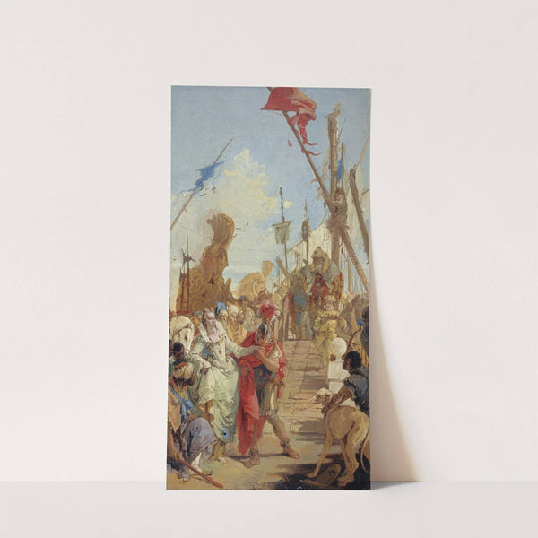 The Meeting of Anthony and Cleopatra (1747) by Giovanni Battista Tiepolo