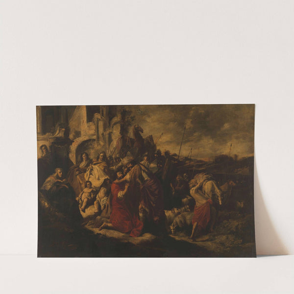 The Meeting of Jacob and Esau by Jacob Hogers