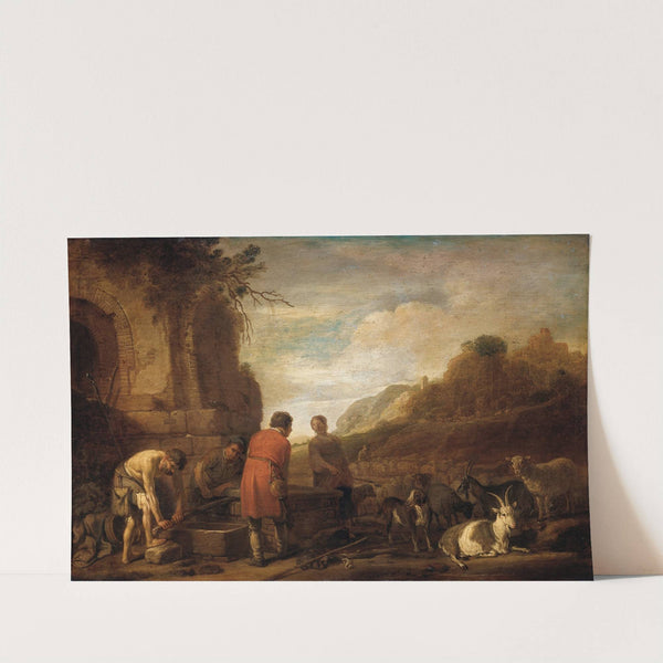 The Meeting of Jacob and Rachel (Genesis 29;10) (c. 1638) by Claes Cornelisz. Moeyaert