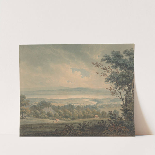 The Meeting of the Rivers Severn and Wye, near Chepstow (1795) by Edward Dayes