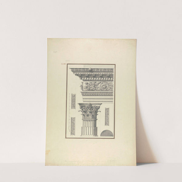 The Members of a Corinthian Temple in Ruins at Ephesus by Giovanni Battista Borra