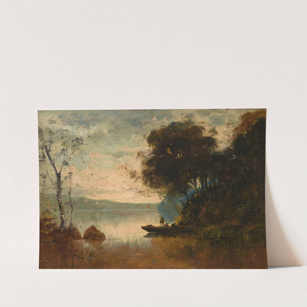 The Memory of Riva by Jean-Baptiste-Camille Corot