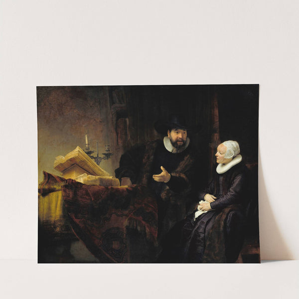 The Mennonite Preacher Anslo and his Wife by Rembrandt van Rijn