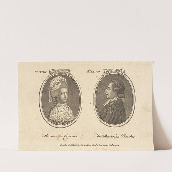 The mental charmer. The stentorian preacher. (1784)