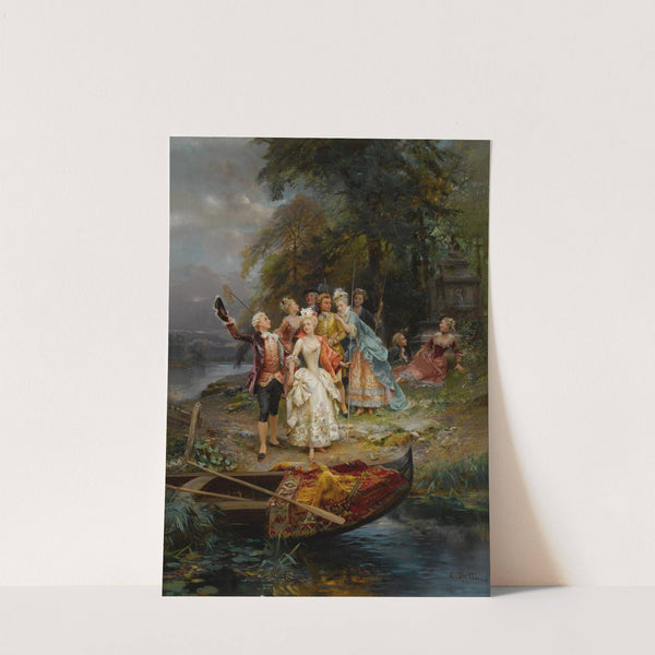 The Merry Fishing Party by Cesare Auguste Detti