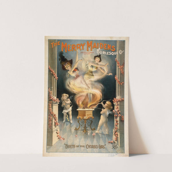 The Merry Maidens Burlesque Co. by H.C. Miner Litho. Co.