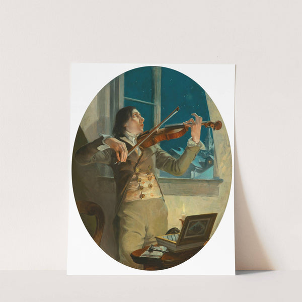 The Merry Tune and the Sad Heart, The Virtuoso (1905) by Frank Xavier Leyendecker