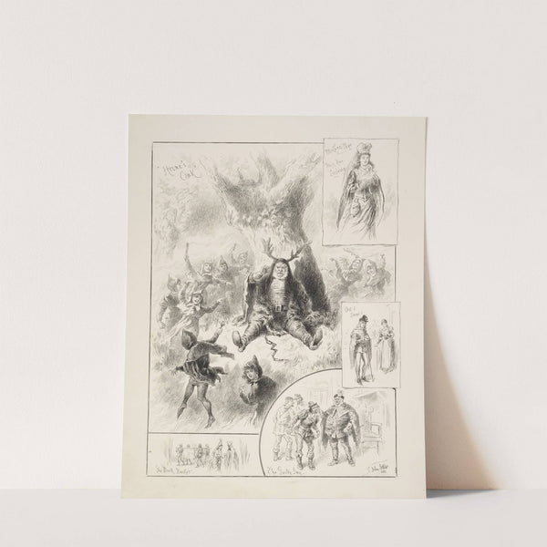 The Merry wives of Windsor at the Haymarket Theatre … 23rd Feb. ’89 (1889) by John Jellicoe