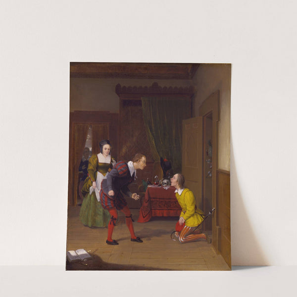 The Merry Wives of Windsor; Dr. Caius, Simple and Dame Quickly by Robert Walter Weir