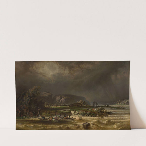 The Meuse at Poilvache (1873) by Ferdinand Joseph Bernard Marinus