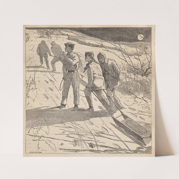 The Midnight Coast (1867) by Winslow Homer