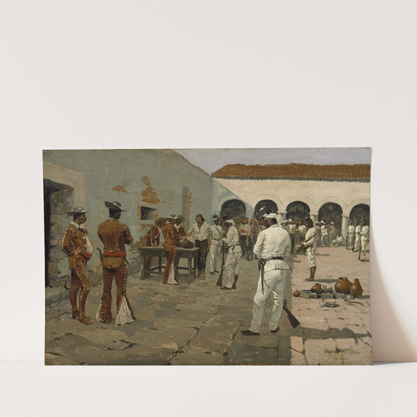 The Mier Expedition- The Drawing Of The Black Bean by Frederic Remington