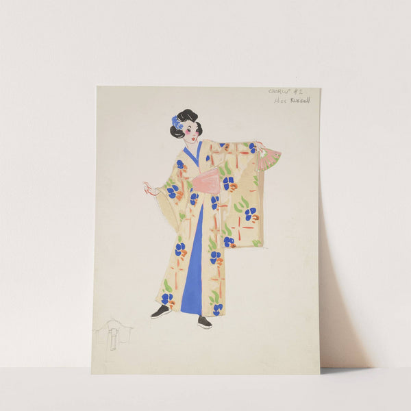 The Mikado: Chorus #2 Miss Russell (1934-1943) by Maxine Borowsky