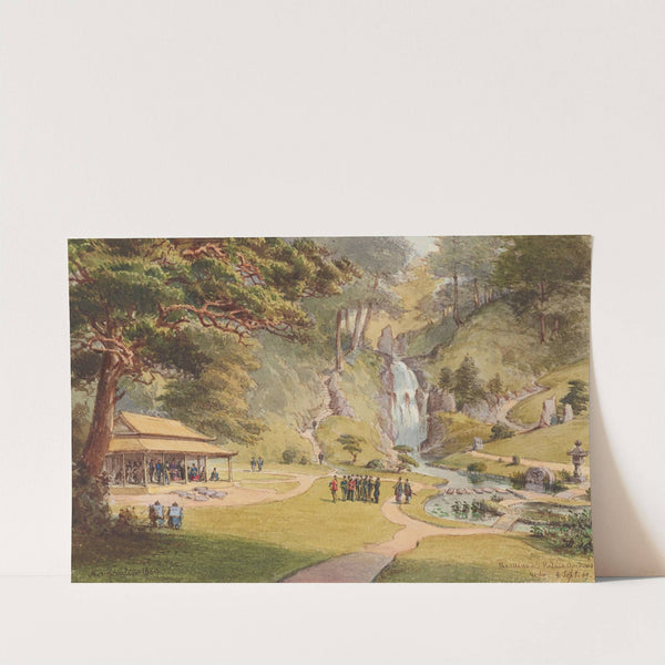 The Mikado's Palace Gardens, Yedo by Nicholas Chevalier