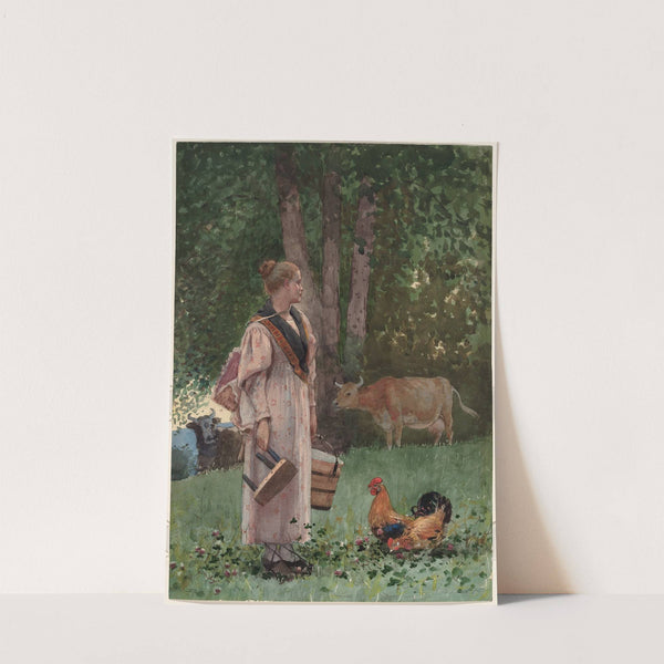 The Milk Maid by Winslow Homer