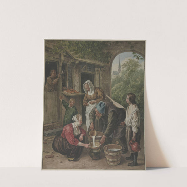 The milk seller by Wybrand Hendriks