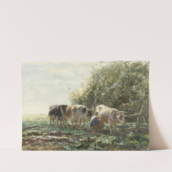 The Milking Pen by Willem Maris