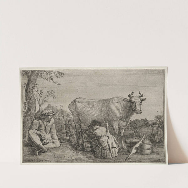 The Milkmaid (1643) by Gerrit Claesz. Bleker