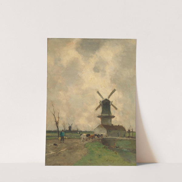 The Mill (1870 - 1903) by Johan Hendrik Weissenbruch