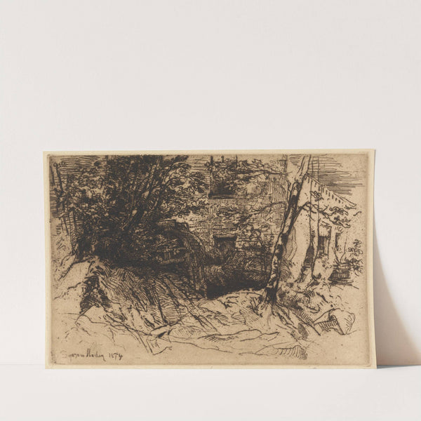 The Mill-Wheel by Francis Seymour Haden