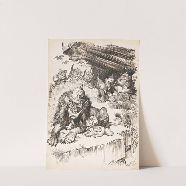 The millenium is certainly here! (1917) by William Allen Rogers