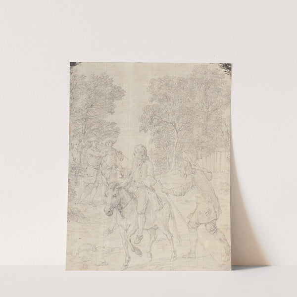 The miller, his son and the donkey, after Oudry’s The Fables of La Fontaine (1755-1759) by Charles-Nicolas Cochin