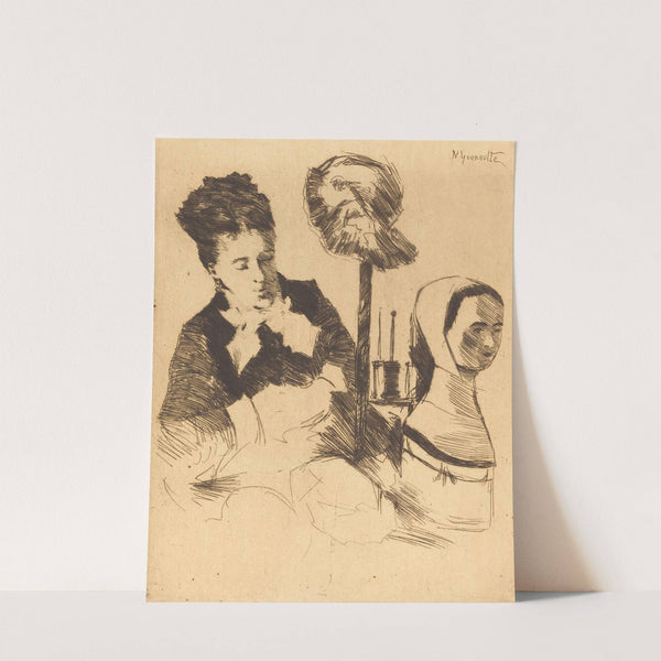 The Milliner (La modiste) by Norbert Goeneutte