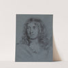The miniature painter Thomas Flatman, as a young man with long ringlets and a scarf tied in a bow around his neck by John Hayls
